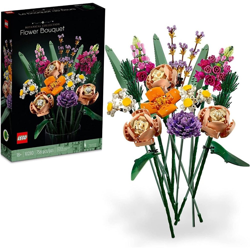 Icons Flower Bouquet 10280 Building Roses Botanical Collection Home Decoration